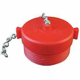 Fire Hose Red Hose Plug - 2-1/2 In. NH - Plastic Inc 663-252 707022355636