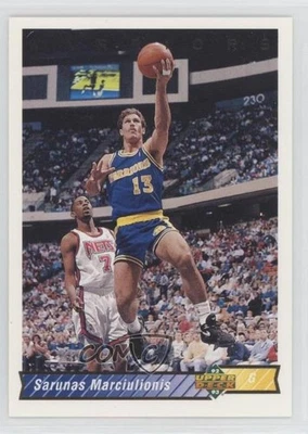 1992-93 Upper Deck Sarunas Marciulionis #249 HOF - Image 1 of 2