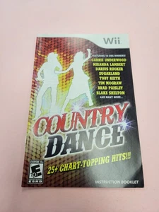 Country Dance (Nintendo Wii, 2011) Manual Only - Picture 1 of 2