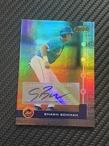 Shawn Bowman 2005 Bowman's Best Certified Autograph RC #118 /974 New York Mets - Picture 1 of 3
