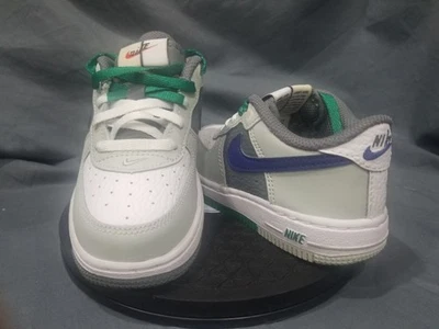 Zapatillas Nike Toddlers Force 1 LV8 1 (TD) Gris/Azul 9c ¡NUEVAS SIN CAJA! Foto 1 de 4