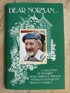 DEAR NORMAN… T. Simpson 1993 PB Independent Innkeepers’ Association Marshall MI - Bild 1 von 10