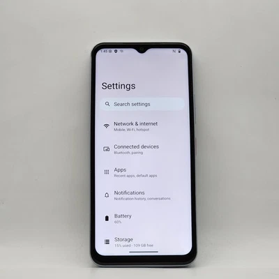 T-Mobile Revvl 8 5G TMRV085G 128 GB plata helada (T-Mobile) Foto 1 de 4