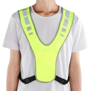 High Visibility Reflective Safety Vest For Night Running CSAT - Picture 1 of 9