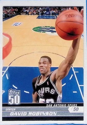 David Robinson SPURS 2007-08 TOPPS 50 周年 #13 — 第 1/2 张图片