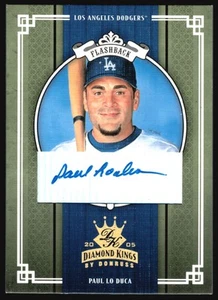 2005 Donruss Diamond Kings Flashback PAUL LO DUCA Auto /5 #271 - Picture 1 of 2