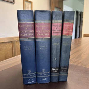 Encyclopedia of Southern Baptists | Four Volume Set | 1958, 1971, 1982 VTG HC - Picture 1 of 23