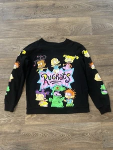 Nickelodeon Rugrats Black Sweatshirt - Size S/CH 3-5 - Picture 1 of 8