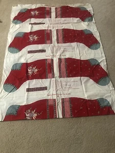 Classic Christmas by Ameritox Fabric Panels for 7 Stockings w/Instructions - Picture 1 of 5