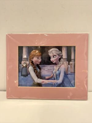 DISNEY PARKS FROZEN ELSA y ANNA Nuevo 5×7 LÁSER CEL PICTURE OBRA DE ARTE 3D Nuevo. Foto 1 de 4