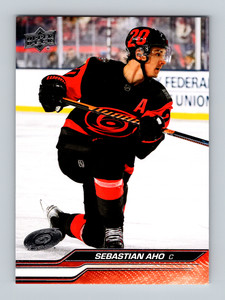 2023-24 Upper Deck Series 1 Base - 30 - SEBASTIAN AHO