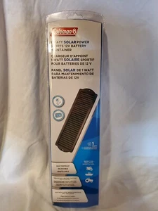 Coleman 1W 12V Solar Powered Panel Battery Maintainer Boat Car RV 58013 - Picture 1 of 7