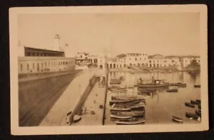 1920 L'Amiraute Boats Harbor Argel Argelia Argel Co Postal - Imagen 1 de 1