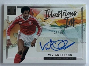 Viv Anderson AUTO 2022-23 PANINI IMPECCABLE PREMIER LEAGUE ILLUSTRIOUS INK /99 - Bild 1 von 2