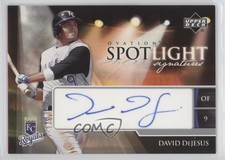 2006 Upper Deck Ovation Spotlight Signatures David DeJesus #SS-DD Auto