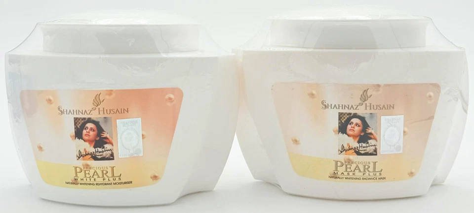 SHAHNAZ HUSAIN SALON SIZE PRECIOUS PEARL FACIAL KIT (500 GM CREAM + 500 GM MASK) - Изображение 1 из 2