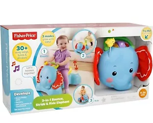 Fisher-Price 3-in-1 Bounce, Stride and Ride Elephant - Picture 1 of 3