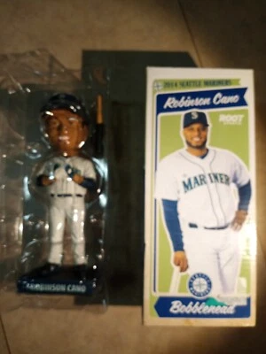 Robinson Cano Bobblehead 2014 Seattle Mariners MLB Bobble Head en caja nuevo en caja Foto 1 de 3
