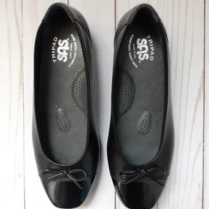 SAS Coco Slip On Loafer Black With Bow Size 7M - Picture 1 of 12