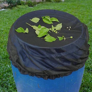 Rain Barrel Mesh Cover Water Butt Net For Garden Rain Water Storage Barrel Cover - Picture 1 of 15