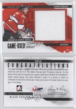 2013 ITG Heroes and Prospects Subway Series Game-Used Black Jersey Aaron Ekblad