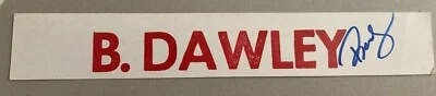 Bill Dawley Cincinnati Reds Game Used Locker Nameplate Tag Spring Houston Astros - Image 1 of 4