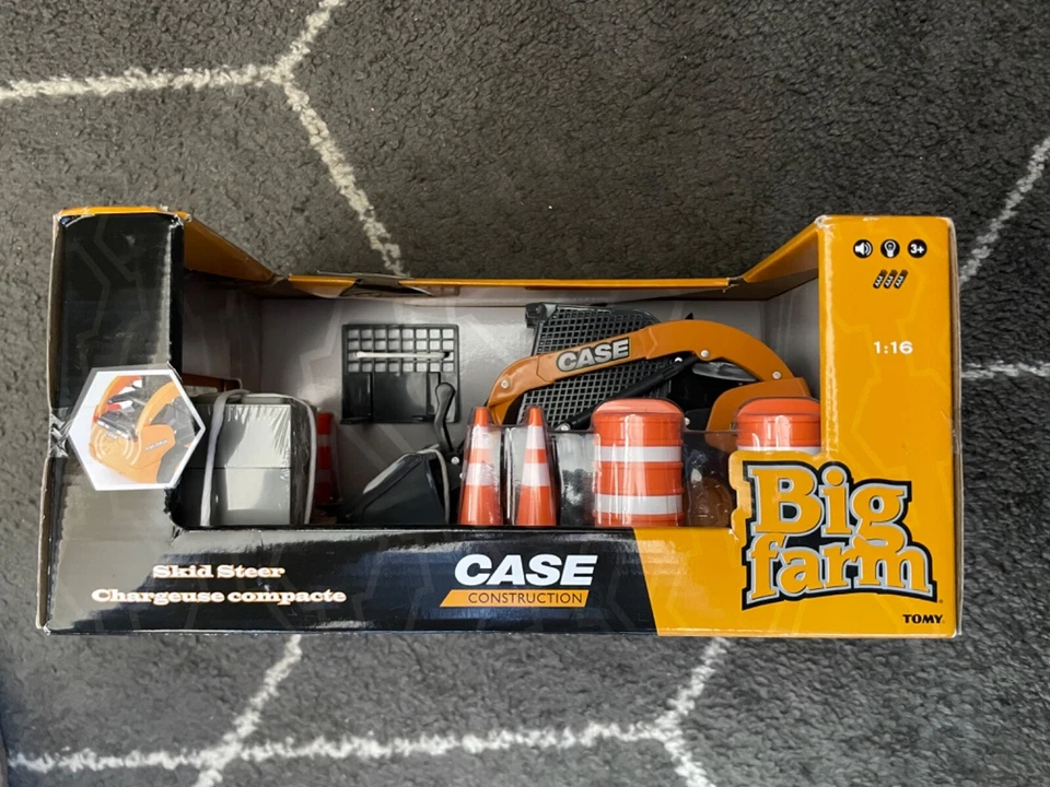 1/16 Big Farm Case SV280 Skid Loader Steer Set with Accessories 47350 - Image 1 of 4