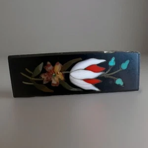 Antique Victorian Pietra Dura Pin/Brooch - Picture 1 of 6