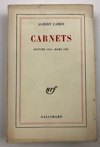 Carnets Janvier 1942 - Mars 1951 by Albert Camus French Edition 1964 Gallimard - Picture 1 of 8