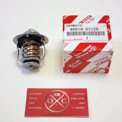 GENUINE OEM Toyota Thermostat 90916-03129 02-05 MR2 Spyder / Celica 08-18 RAV4 - Image 1 of 4