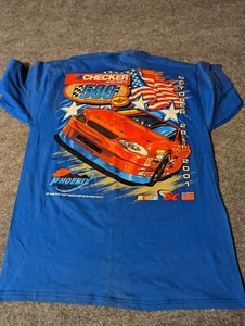 Vintage Y2K NASCAR Racing Phoenix 2001, Size Large Blue - Picture 1 of 9