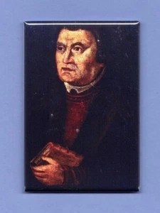 MARTIN LUTHER *2X3 FRIDGE MAGNET* GERMAN REFORMER LUTHERAN REFORMATION 95 THESIS - Picture 1 of 2