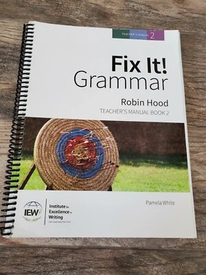 IEW Fix It! Grammar: Robin Hood, Teacher's Manual, 3rd Edition - Image 1 of 3