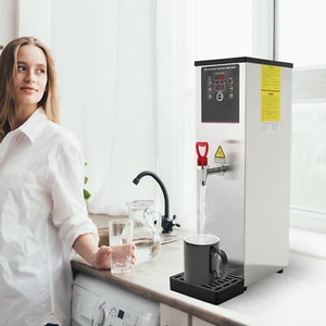 Scaldabagno Elettrico 15L Distributore Acqua Calda Display Digitale 2500W - Foto 1 di 16