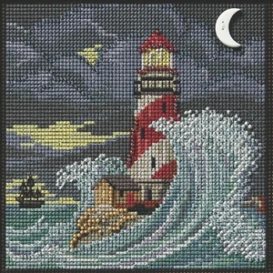 Haunted Lighthouse 2025 Mill Hill Buttons & Beads Beaded Cross Stitch Kit - Picture 1 of 2