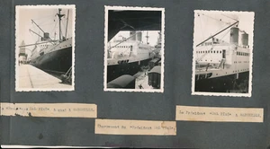 Paquebot CGT "Président Dal Piaz" c. 1940 - Lot de 8 Photos Marseille à Tunisie - Picture 1 of 12