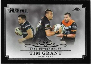 2020 Nrl Traders Case Card Parallel Retirement (RP09) Tim GRANT Panthers 05/37 - Picture 1 of 2