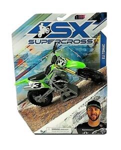 SX Supercross Eli Tomac 1:10 Scale Kawasaki Motorcycle 1st Edition #3