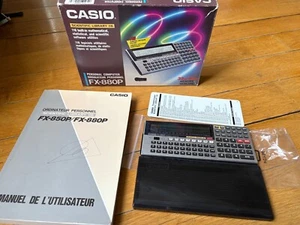 Casio FX 880P computer BASIC calculator (better than FX-850P) - 32 KB tested ! - Photo 1/14