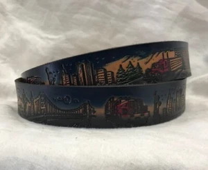 Belt Coast to Coast Big Rig Cowhide Leather Made in USA - Picture 1 of 3