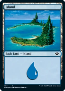 Isla (483) - Lámina grabada X4 (Modern Horizons 2: marco alternativo) Magic The Gathering (Nm) *CCG - Imagen 1 de 1
