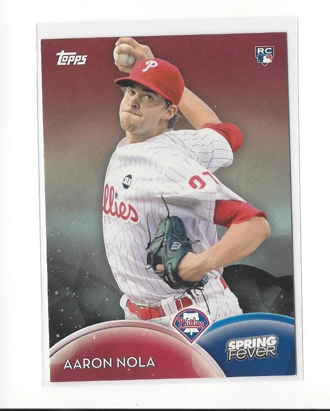 2016 Topps Spring Fever #SF37 Aaron Nola RC Rookie Phillies - Image 1 of 1