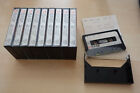 10x BASF chromdioxid II 120 Compact Cassetten Audiokassetten