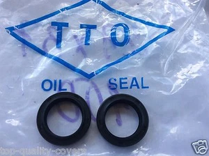 fit Honda S90 CT90 CT110 CL90 CB125 CL125  NEW FRONT FORK OIL SEALS - Picture 1 of 3