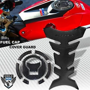 Perforated Black Pro Handle Petrol Tank Pad + Gas Cap Cover 13-18 CB / CBR - Picture 1 of 9