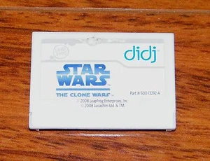 Leap Frog Diji - Star Wars The Clone Wars Game Cartridge Only! *GAME ONLY* - Picture 1 of 2