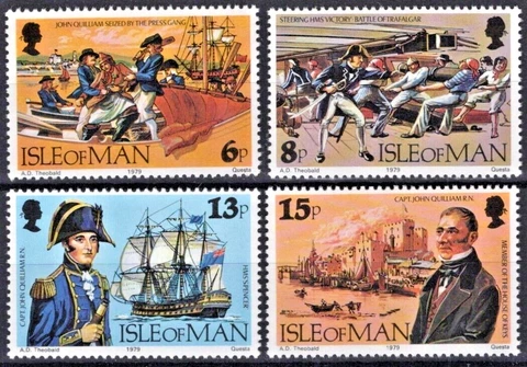 ZAYIX Great Britain Isle of Man 158-161 MNH Navy Ships 021022S47M Cover