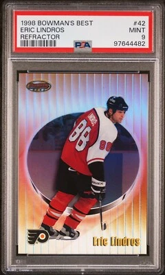 1998-99 Bowman's Best Refractor /400 Eric Lindros #42 - Image 1 of 3