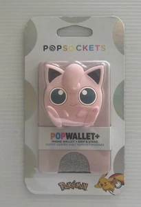 Popsockets Pokemon PopWallet+ "JIGGLYPUFF"Phone Wallet Grip and Stand New/Sealed - Picture 1 of 2