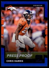 2017 Panini Plates & Patches 2017 Donruss Printing Plate Chris Harris Denver